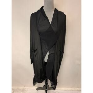 Caftan Loungewear Maxi Goth Sheer Rollup Sleeves SZ 2XL